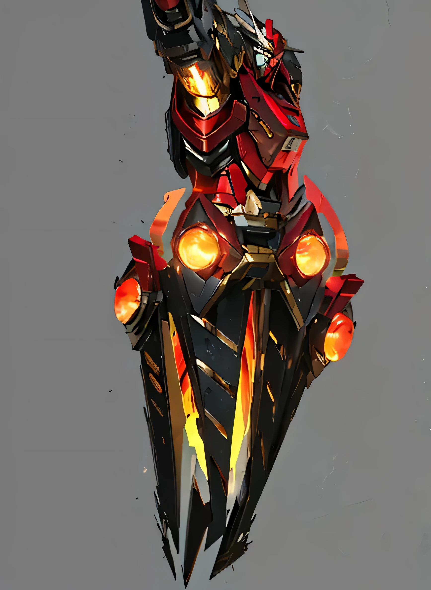 , so _Gundam,Outlook,, titanium armor , glowing eyes ,whole body,outdoor,
arms,Hold arms,Hold,arms,Pick up a sword ,Great Sword,Open hand, clenched fist ,war,fighting,Scaling Layer,Sky, light through a glass bottle or jar, with tạo ra texture ( bottle lighting )., Edge quality, see-through silhouette , 8K, best quality, masterpiece, extremely detailed , Rule of Thirds , realistic photos , superb, HDR, high res, sharp focus , realistic photos rendering, extremely detailed description, major, gorgeous and fine details , 4