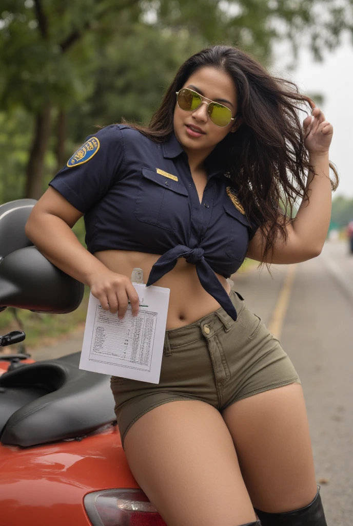 Guardia nacional mexicana mujer sexy uniforme culona