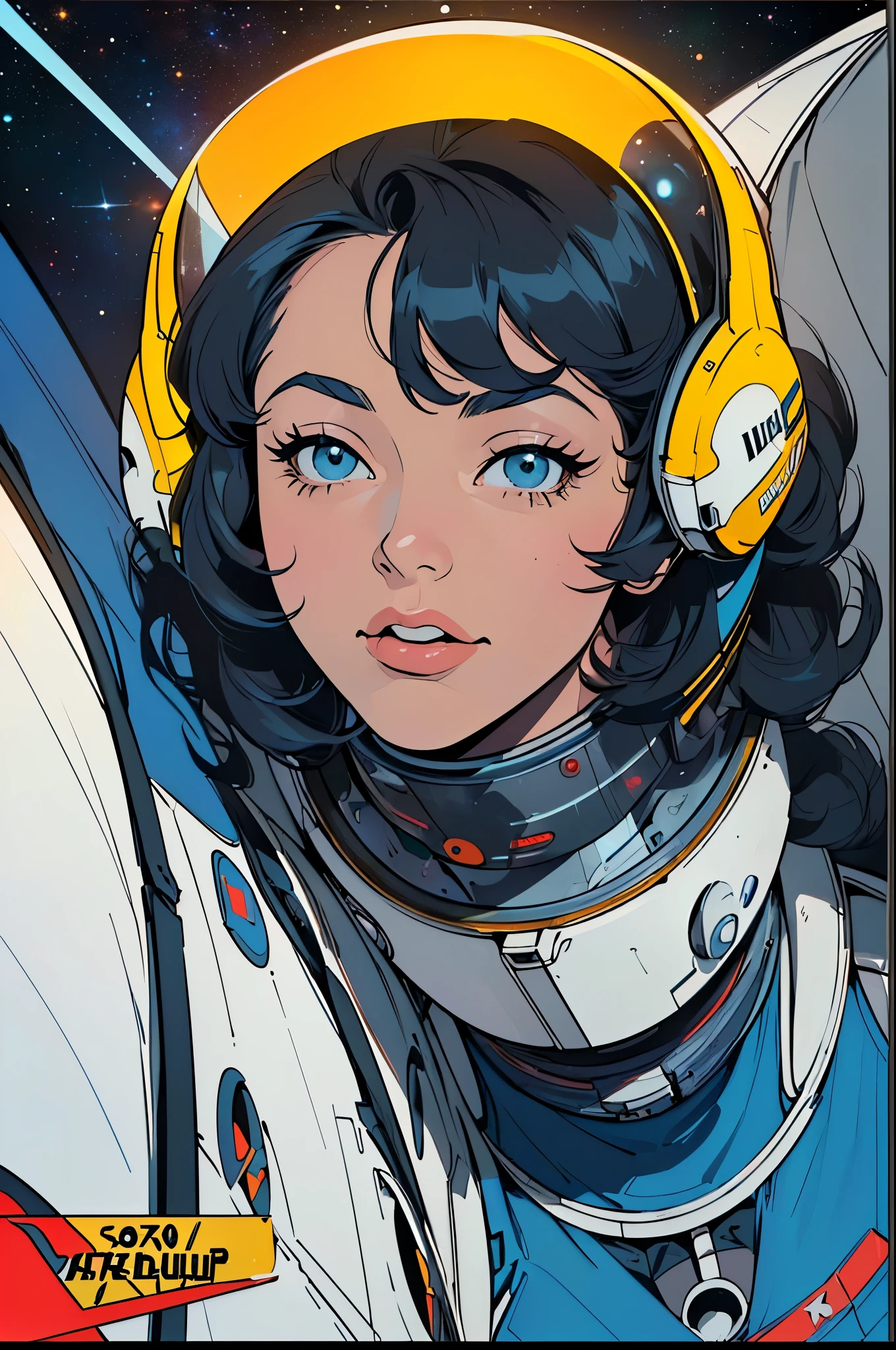 (((ultimate masterpiece))),(((32Kwallpaper))),(((solo:1.2))),(((60s70s80s,space thriller movie poster))),((( futuristic))),(((astronautes))),(((Cleavage))),(((Bauhaus,abstract))),(((bustup,portfolio))),ultimately beautiful girl,hyper Nova vortex,(((gene)))