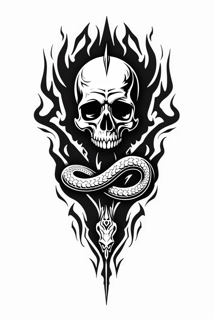 full wide complex tattoo masterpiece design on a white wall , multiple intricate tattoos, best quality, snakes, simple background, geometric lines, fine line, drawing, divination