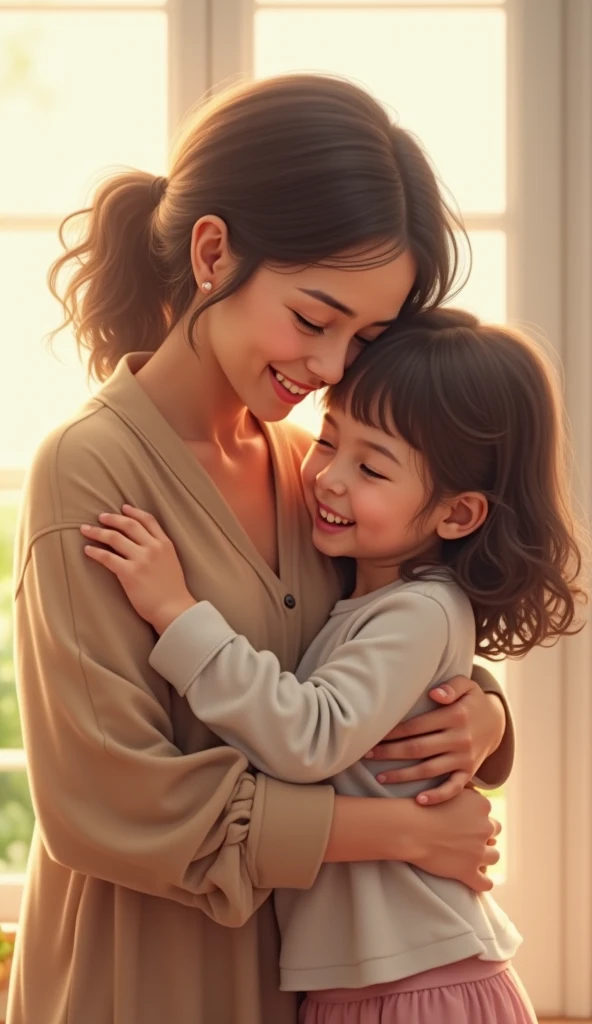 For me, a woman who is a mix of Korean and Turkish should wear more casual clothes and pose with her face closer to her 15-year-old.