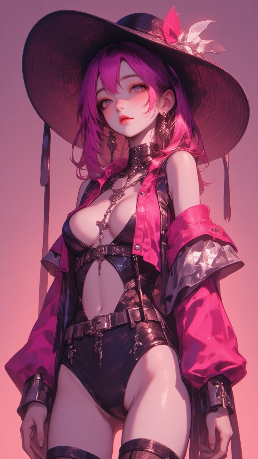 official art, unity 8k wallpaper, ultra detailed, beautiful and aesthetic, masterpiece, best quality, (zentangle, mandala, tangle, entangle), (fractal art:1.3) , 1girl, medium breast, extremely detailed, dynamic angle, cowboyshot, witches, the most beautiful form of chaos, elegant, using staff, wearing pointy hat, a brutalist designed, vivid colours, romanticism, by james jean, roby dwi antono, ross tran, francis bacon, michal mraz, adrian ghenie, petra cortright, gerhard richter, takato yamamoto, ashley wood, atmospheric, ecstasy of musical notes, streaming musical notes visible