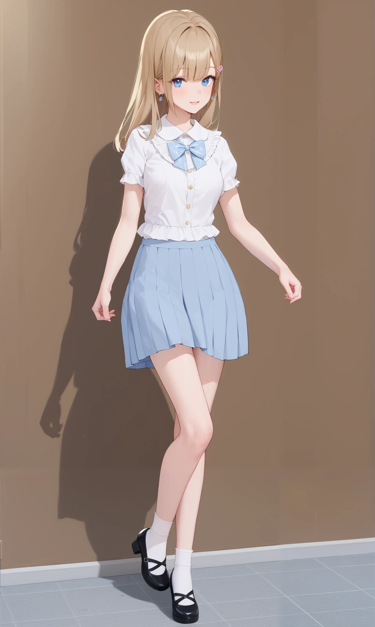 a girl ((small breasts, beautiful, cute, sensual)), disney pixar style (perfect body: 1.1), (long wavy hair: 1.2), white hair ((messy)), full body photo , (white, tight, short tank top ), ((high school skirt (black and white ))), busy square, (walking from ), (extremely detailed 8k CG wallpaper), (an extremely delicate and beautiful), (best quality: 1.0), (high resolution: 1.0), beautiful lighting, perfect lighting, realistic shadows, coloring book [high resolution], detailed skin, ultra-detailed, full body, black image and white coloring book disney pixar style
