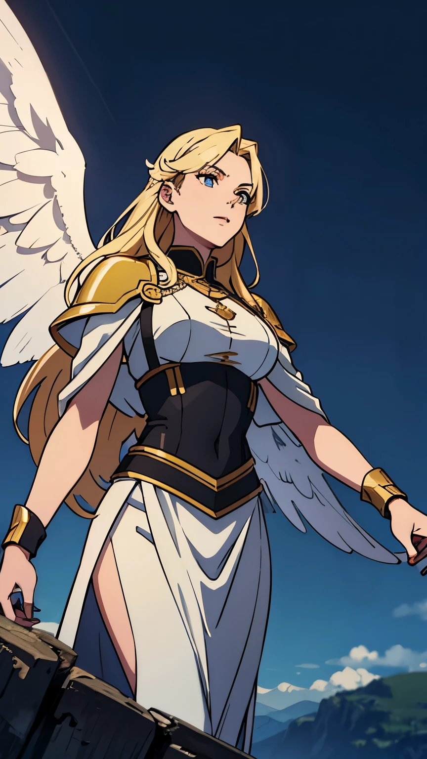 jflw,an animation of a woman in a white dress with a gold belt and wings on her head and her hair in her hand, stanley artgerm lau, a detailed animation, fantasy art, feathered wings,
masterpiece, best quality, High dynamic range, vivid, rich details, clear shadows and highlights, realistic, intense, enhanced contrast, highly detailed <lora:backlight_slider_v10:-1>, digital art,