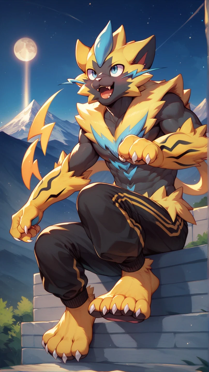 Zeraora　Pokémon　Big cock　Large　semen　School　erection