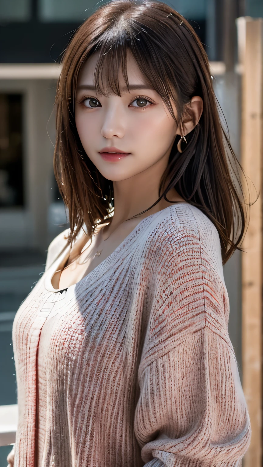 ((realistic lighting, highest quality, 8K, masterpiece: 1.3)), clear focus: 1.2, 1 girl, perfect figure: 1.4, slim belly: 1.1, (((dark brown hair)), (white crop top: 1.4), (outdoor, night: 1.1), street, Super slender face, narrow eyes, double eyelid,