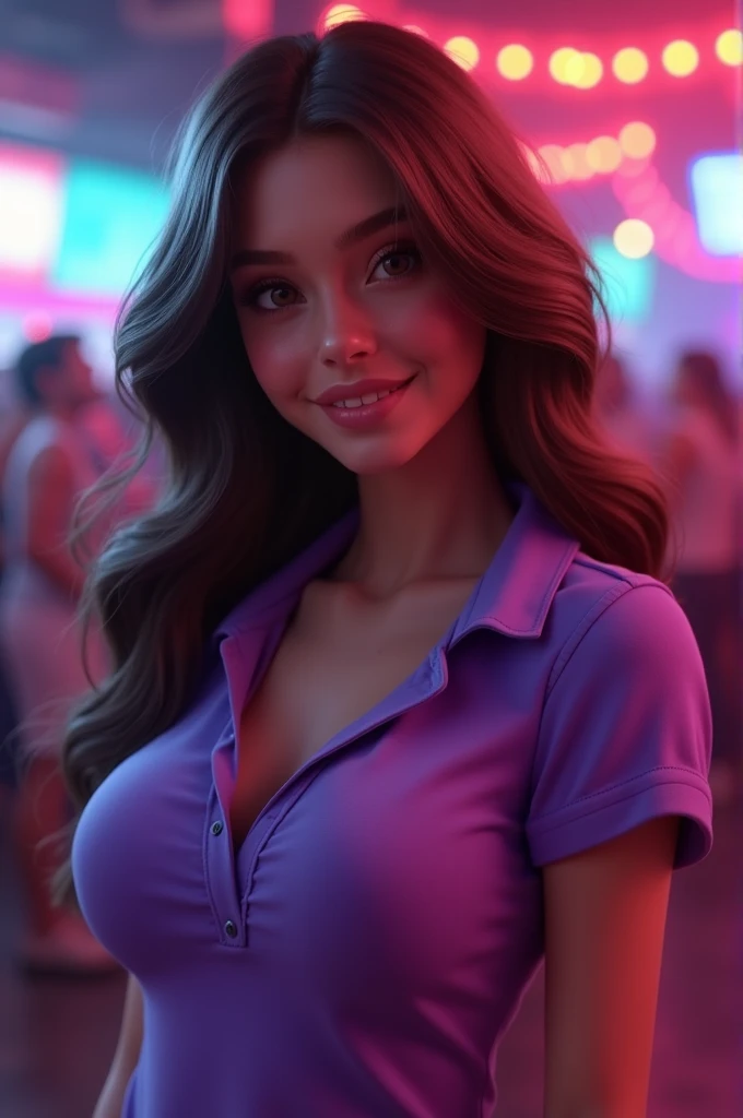 turkish high school girl posing while wearing stockings and cute pink bra while blushing , detailed