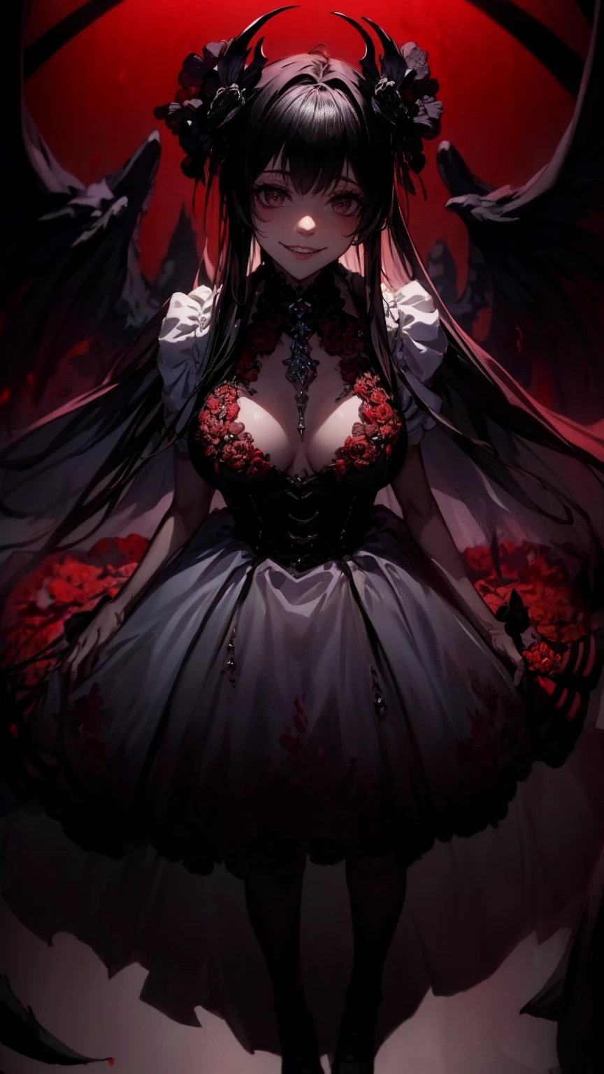 a dark fantasy art, dark comic, dark goth picture of a ((vampire bride: 1.5)), biting her groom, a female vampire bride,  female vampire in a ((white leather wedding dress)), (goth wedding dress: 1.4), with bloody gown, best detailed face,  ((blood on face)), ((vampire fangs: 1.5)) ultra feminine, pale skin, red haired, long hair, wedding hair cut style, blue eyes, ((blue glowing eyes: 1.3)), wearing (white leather wedding dress: 1.4) bloody gown, (wearing white high heels: 1.4), in the honeymoon suite, biting the the groom, bloody face, BREAK a beautiful human man, ultra detailed face (best details, Masterpiece, best quality: 1.4), wearing a wedding tuxedo, honeymoon suite background, vibrant, Ultra-high resolution, High Contrast, (masterpiece:1.5), highest quality, Best aesthetics), best details, best quality, highres, 16k, [ultra detailed], masterpiece, best quality, (extremely detailed)ת vampyfangs1