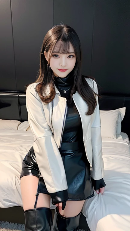 (tmasterpiece,k hd,hyper HD,4K)brunette color hair,14 years old Japanese girl,Uniform skirts,Emphasize the lips,Big white mouth,Soft lips,Glossy lips,The girl has fair and tender skin,Soft hair like slippery silk,Sparkling,Almost reluctant to look away。But you know,She wears a sun dress!Imagine that,She just wore a nightdress to go shopping in the bustling Sanlitun,One can't help but want to take a closer look。Take a closer look, desi,Her nightdress is quite fashionable,The skirt flutters in the wind,It's like adding a touch of energy to the whole street,Sit on a crocodile skin train,Face-to-face perspective,(From the angle below),Sit in a train crocodile leather seat,sitting in front,Lip zoom camera,head portrait,Head down and sleepy-eyed,looking at the viewer only", best qualtiy, hyper HD, (realisticlying:1.4),, A high resolution, the detail, RAW photogr, Sharp Re, Nikon D850 Film Stock Photo by Jefferies Lee 4 Kodak Portra 400 Camera F1.6 shots, Rich colors, ultra-realistic vivid textures, Dramatic lighting, Unreal Engine Art Station Trend, cinestir 800,