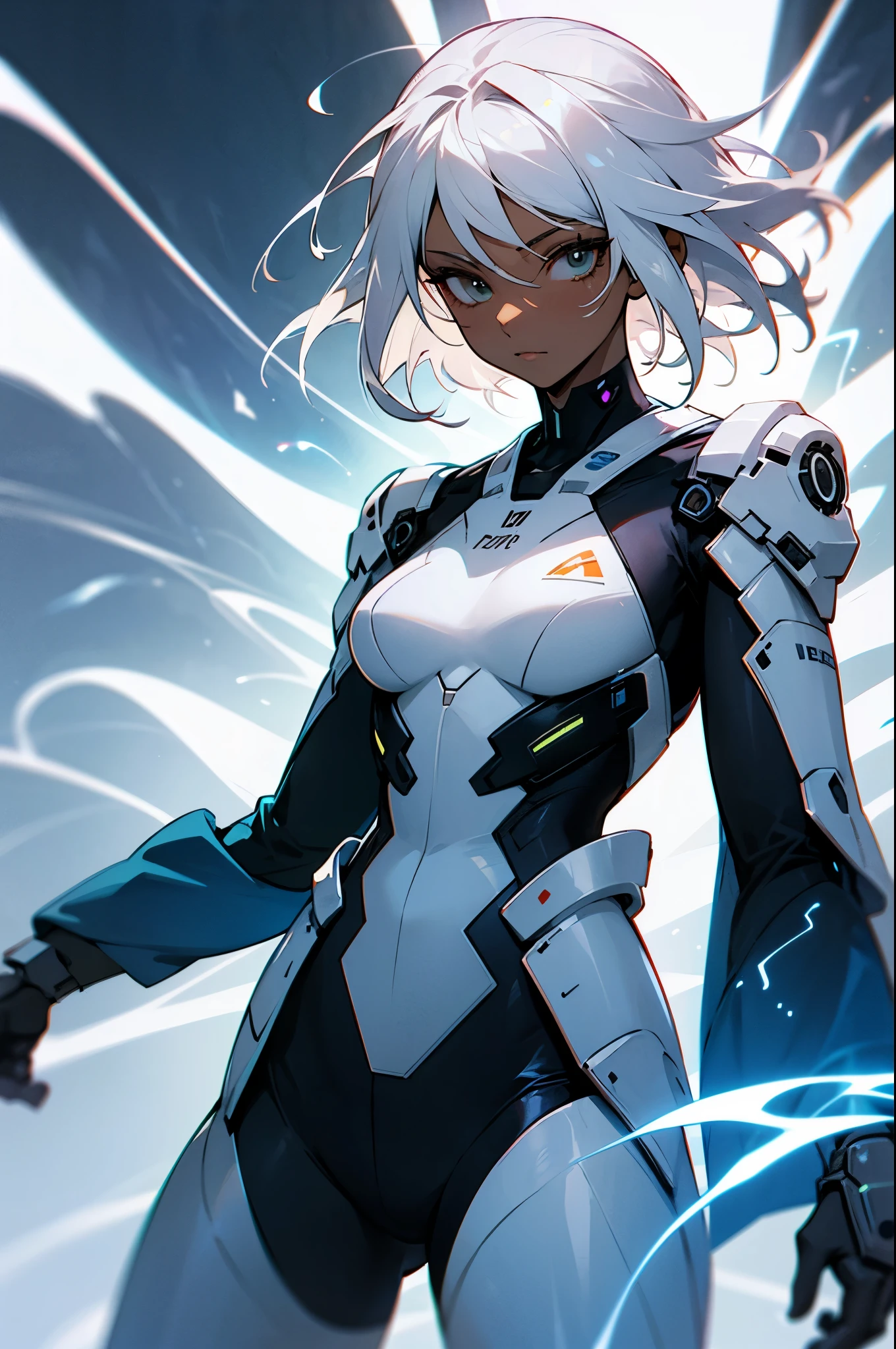 ((masterpiece))), (((full body portrait of stunningly beautiful sex crazed black woman with afro white hair wearing brassier, massive breast))), (((wasteland_background, night sky, digital painting aesthetic, absurdes, decadent, vivid colors))), in the style of Makoto Shinkai, hayao miyazaki, and wlop, highly detailed, intricate filigree, masterpiece, award winning, sharp focus, concept art, dramatic lighting, ambient lighting, octane render, 8k, UHD, artstation, (((bright saturation))), (((studio quality))), (((anime_Background)))