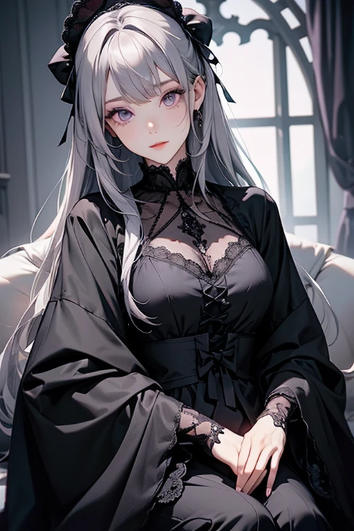 (Main Comment: 1.4, best quality)+, (Super Detail)+, [Super Detail eyes]+,
(A cute girl), 17 years old,Long hair, Thick hair (Variza: 1.2), Pale skin, Charming smile, Huge leaves, Empty eyes, Green lips
(She wore a conservative luminous lace dress, Purple pattern, 1.5), (cloak: 1.4) Long sleeve, Crystal tiara, A sea of vines and flowers, Dream bubbles, Full body pictures, stocking,
(Complex glowing starry sky: 1.1),
(black and white: 1.16), (Depth of Field: 1.4), Intricate details