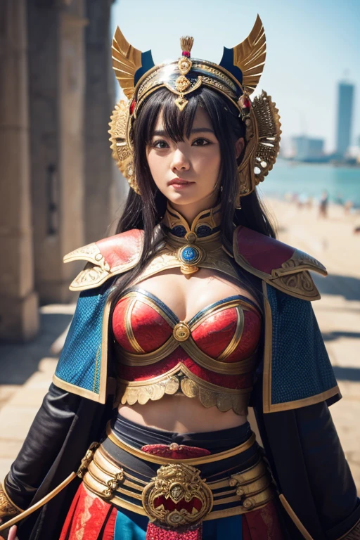(8k、Raw photography、Highest quality、masterpiece:1.2),(Black Hair、Dark Eyes:1.9),(:1.6)、View your audience,Viewed from the front,White skin,(:1.3)、(Tight waist:1.6)、(Clothes that accentuate the shape of the breasts:1.2)、(Big Breasts :1.5)、Slim figure、Ultra-high resolution,beautiful,beautiful fece,(One person、No background:1.9),whole bodyボディー,Japanese women,(reality的:1.37)、Photon Mapping,reality、(Baby-faced and cute: 1.2)、(Cute Smile: 1.8)、(Round face: 1.8)、Radio City、Physically Based Rendering、Depth of field rally background、photograph, (I can see your knees、Thigh close-up:1.8),(:1.6),whole body、Great quality