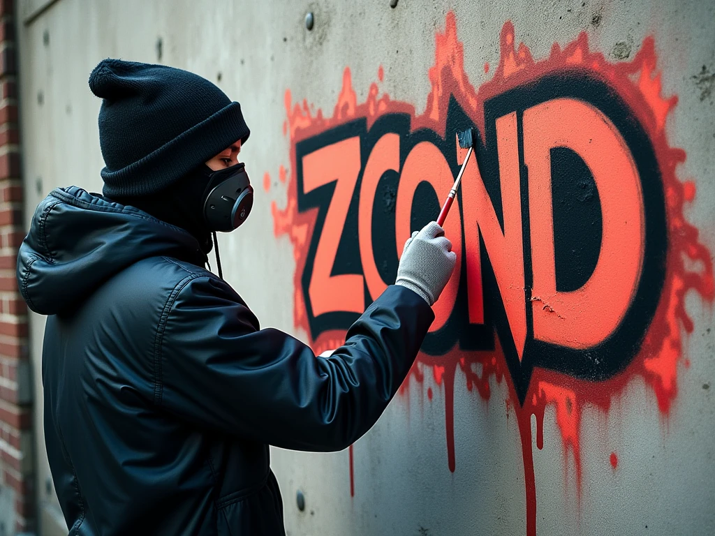 Create a name wall "bane" graffitied