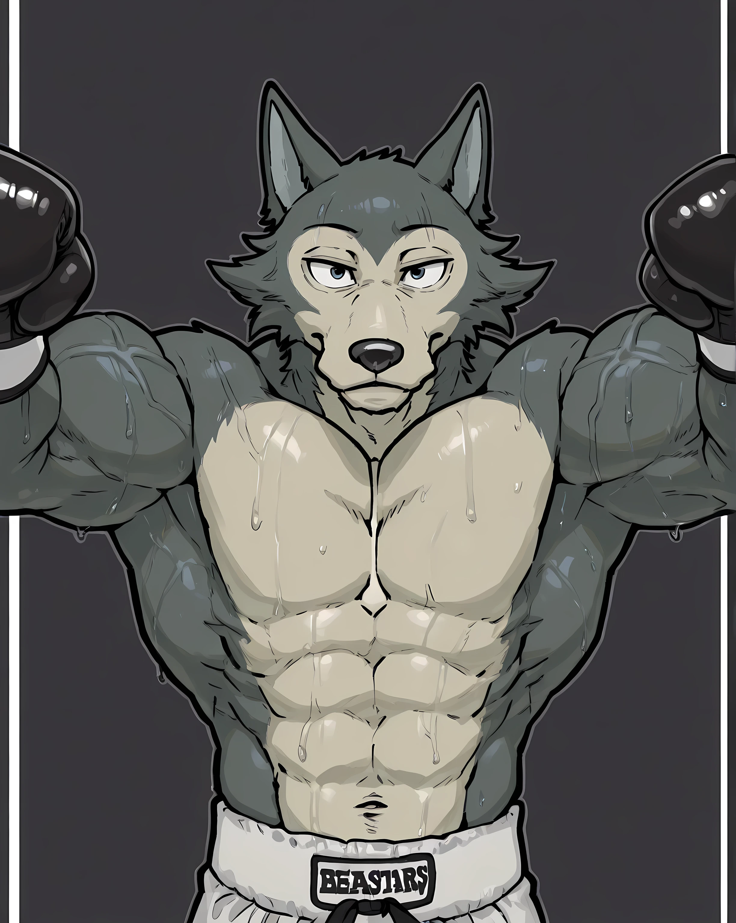 male, obstagoon, dat ass, big butt, nude, looking at viewer, grin, arrogant, smug, conceited, teasing, showing the butt, pose, teasing viewer,