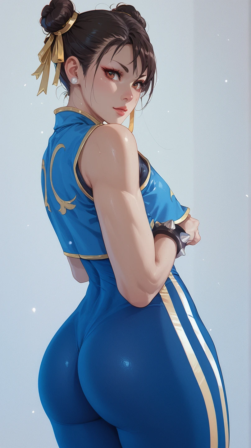 masterpiece, best quality, 1girl, solo, chunli_alpha, looking down, from behind,
wooden floor, <lora:bodyproportionsV25_bodyproportionsV25:0.7>