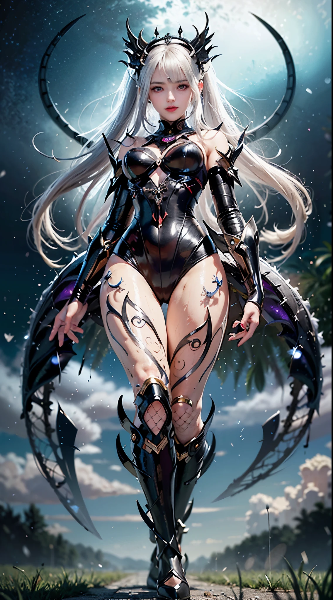 (( (tmasterpiece),(Very detailed CG Unity 8K wallpaper),best qualtiy,cinmatic lighting,细致背景,beatiful detailed eyes,Bright pupils,(Very fine and beautiful),(Beautiful and detailed eyes description),ultra - detailed,tmasterpiece,hight resolution)), Curly, ((Dressed in insanely sexy bikini armor:1.4)), Rose gold armor, Richly decorated armor, a beautiful woman warrior, Shorthair, Platinum Blonde Hair, cleavage of the breast