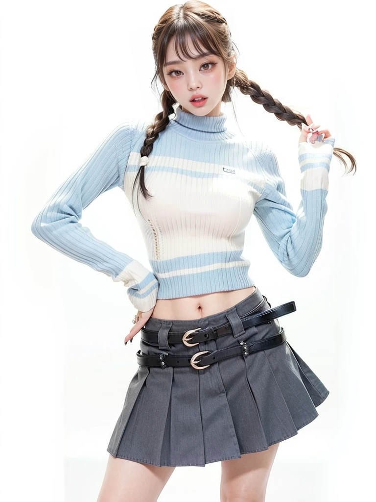 1girl, reba, solo, earrings, jewelry, long_hair, upper_body,
