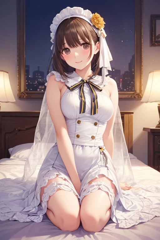 (masterpiece、top-quality、hight resolution、Unity 8k Wallpaper、extremely details CG:1), An illustration of a scene in a private room where a call girl is providing regular escort services. She is depicted engaging in a natural and professional manner, without any issues arising. The perspective is from the client, capturing the ordinary and comfortable interaction. The room is cozy and discreetly decorated to create a relaxing atmosphere.