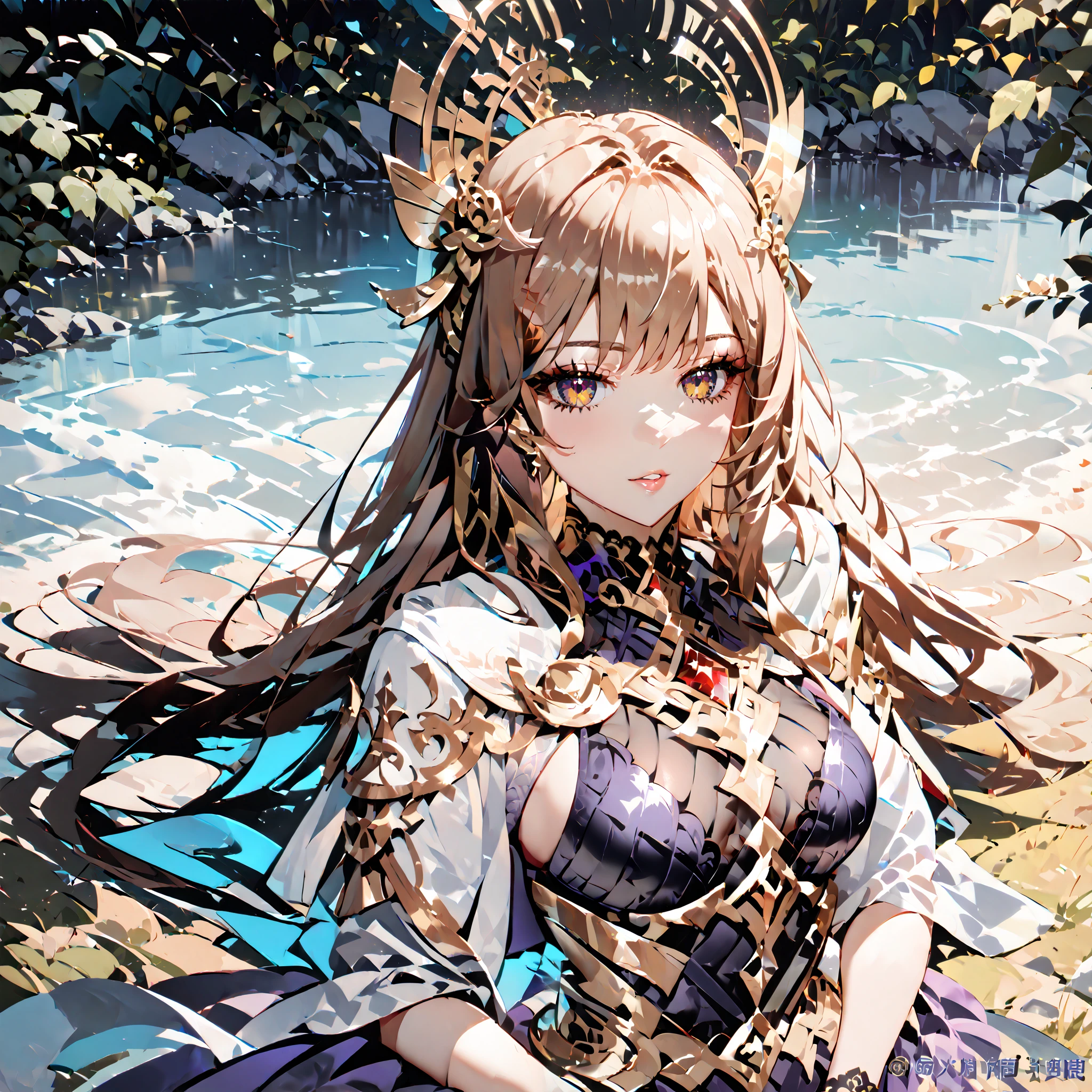 (((extremely detailed CG unity 8k wallpaper))),(((masterpiece))),(((best quality))),(beautiful detailed eyes),(((extreme detailed illustration))),cinematic lighting,art of light novel,highres,original,extremely detailed walpaper,shadow,((volume lighting)),bloom effect,vivid color,check commentary,commentary request,scenery,no text,
(solo),1girl,delicate face,(cute,full body:1.0),climax,
Artist_AGM,
nsfw,sexy,
