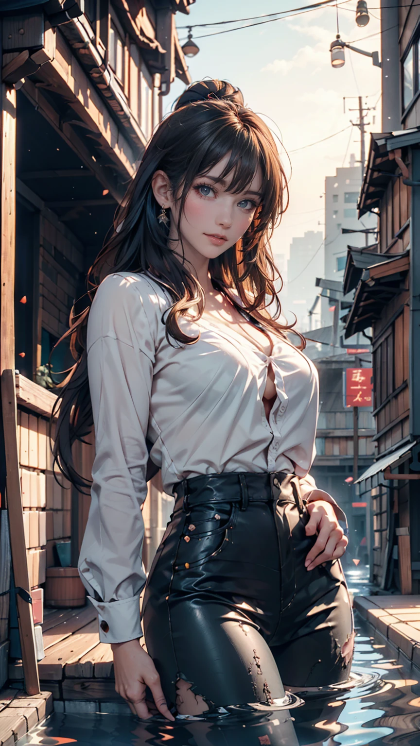((Best quality)), ((masterpiece)), (detailed:1.4), 3D, an image of a beautiful cyberpunk female with thick voluminous hair,light particles, pure energy chaos antitech,HDR (High Dynamic Range),Ray Tracing,NVIDIA RTX,Super-Resolution,Unreal 5,Subsurface scattering,PBR Texturing,Post-processing,Anisotropic Filtering,Depth-of-field,Maximum clarity and sharpness,Multi-layered textures,Albedo and Specular maps,Surface shading,Accurate simulation of light-material interaction,Perfect proportions,Octane Render,Two-tone lighting,Wide aperture,Low ISO,White balance,Rule of thirds,8K RAW
