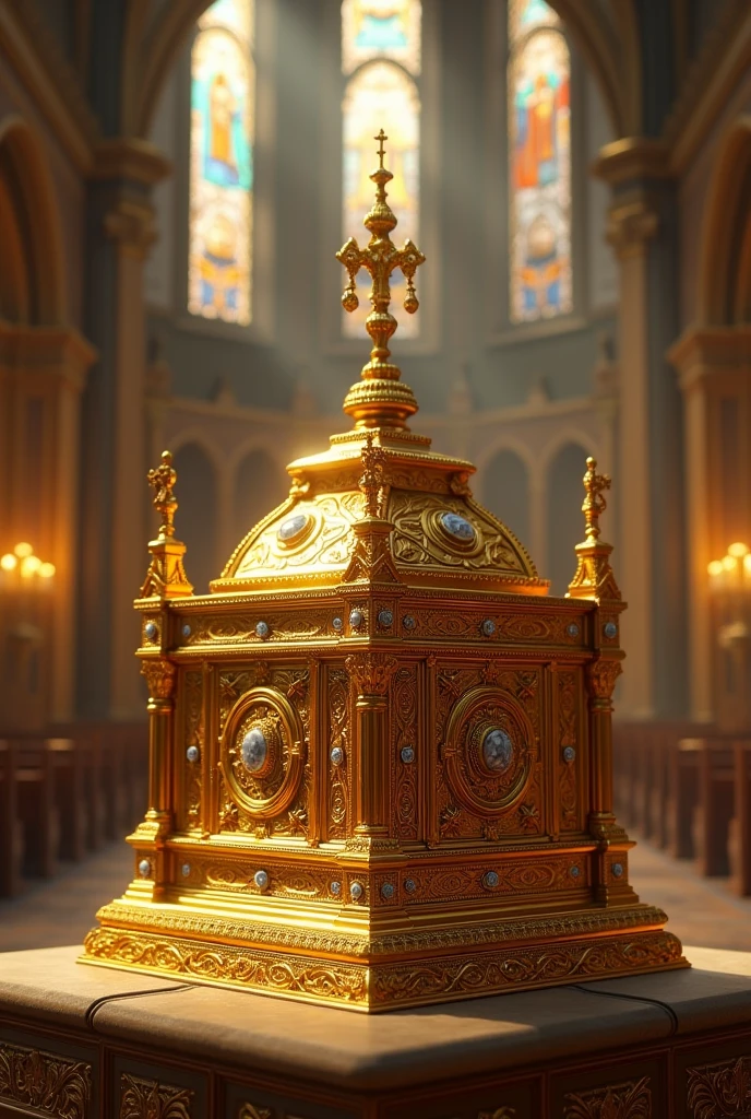 Chalice in a church