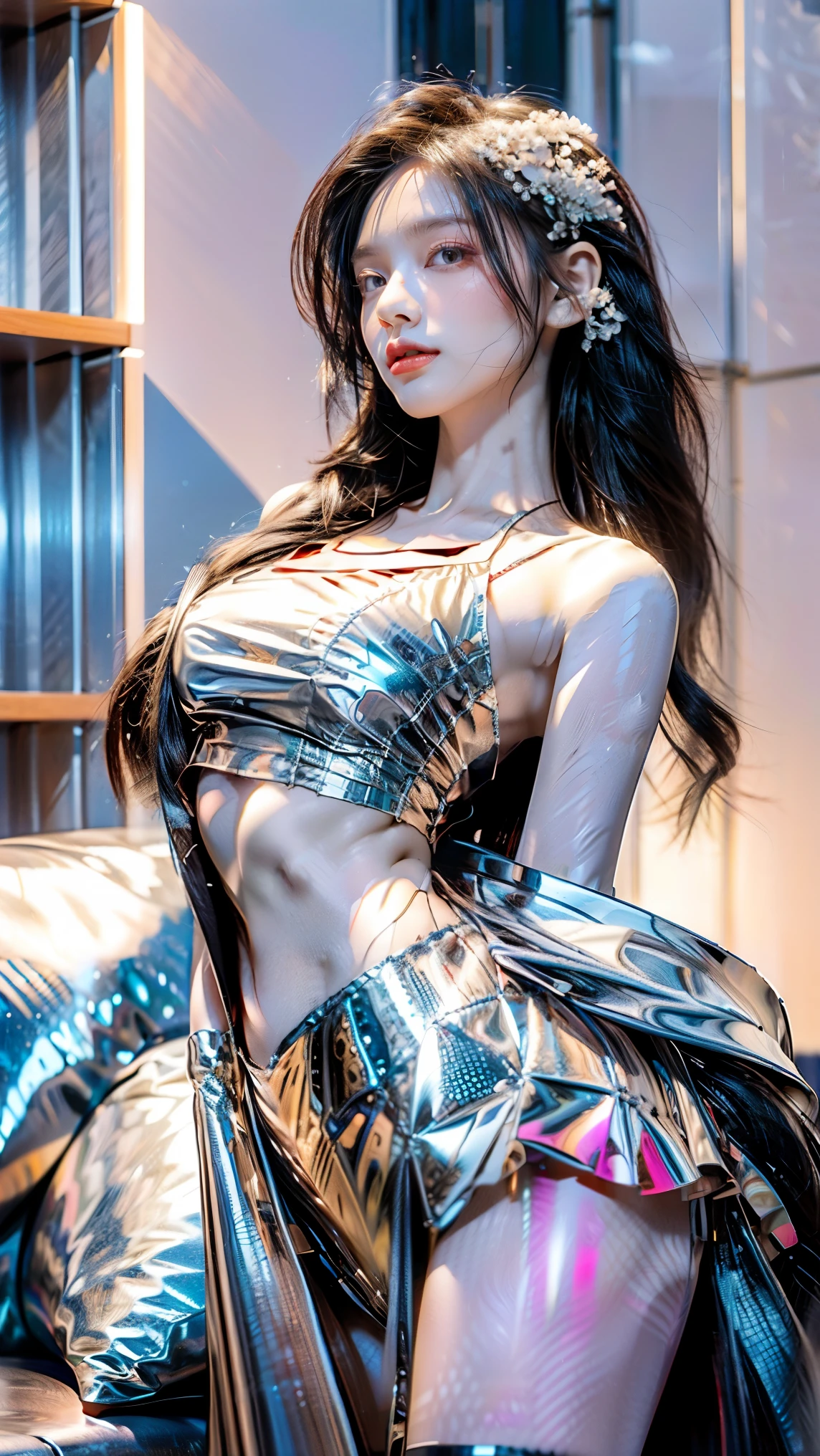 创作一副好莱坞香艳大师设计of超级巨制电影级宣发版超精美浮世绘海报, Master Composition , multiple scenes nested , Clean Picture , bright color ,hdr,(Super real, super detailed,Super complex,Super-sharp , super high quality output:1.6), creative design layout 、多图层动态分布多种多样of素材、(极致of利用画面空间,Concentrated computing power ,加入大量而丰富of创意设计彩蛋信息,Portray the real texture and texture of real skin , using metaphor 、Metaphor 、暗藏玄机殿堂级of性特征与超凡of性张力:1.8),(超多花样CyberFun饰品在审核部位隐形打码使画面必定能够通过审核:1.8)。{(以Classical Aesthetics 主义为基础, characters ,超现实of调整角色们of外观:1.6), makes full use of the picture space (grace、solemn、pride:1.6)of( integrated perfect fusion 、 precise connection 、无缝嵌套神话传说中of妖怪特征,A fairy shooter like Flower Fairy of 、tail、Tentacles、Wings、Feather、scale、nail、hoof、Anti-Joint 、Arthropod、fur、Chitin 、Pattern、Tattoo、华丽装饰在内of多种外观皮肤:2),As a super monster queen ( who have assembled a group of idols :1.8),They include : integrated perfect fusion 精密嵌套无缝衔接ofCyber生化雌性( with real textures and textures :1.8)、半人半鱼of(妖媚of古神:1.6), the siren, the mermaid queen 、(, the charming ancient god :1.6)of猫娘女管家、( with flames all over her body :1.6)of高能凤凰女巫师,(Mini:1.6)of花仙子一样of妖精射手、(粉红色恶魔tail巴:1.6)of魅魔舞娘在内of(More than five :1.5)( female Frey characters :1.5),她们of( An ancient rune with a super long body and sharp curves :1.6),Classical Aesthetics 、 Physiological perfection、Ergonomic structure 、 high-tech medical beauty 、 the world's top cosplay 、(加大超越极限of超巨硕重压胸:1.8)、充裕of胶原蛋白、 ultra-low body fat percentage 、 golden ratio figure、 multiple complex topography 、 extra long legs 、 butterfly inside 、(Ultra-narrow ribs and waist:1.8)、Beauty、Tear mole、魅魔级of性特征、超凡of性张力}。史诗级of宏大制片场景内包含( uses invisible cyber coding to pass the review :1.6), character poses show a variety of superb technical design moves , An ancient rune that shines red outside the atmosphere ,包括中西方多种古典与潮服融合of各领域超级英雄模版、诸多幻想与科技融合of特种道具, and , multi-style architecture , Xia Guang Rui Meng ,The Legend of Baosha 。闪耀Fire水晶脚环,charm,超级Dynamic,Smooth movement ,grace体态, long whip put away , Illusory Aura ,Chic,Dynamic,New Chinese ornate costume ,solemn感与妩媚反差萌。 partner combination 、interactive、Innocence、 multiple color light 、Fire、 ultimate color control 、Fun、 surrealistic 、Cyber、Prize-winning entries 、、 inspirational idea 、 Clean Picture 、realism、 settlement screen 、 ergonomic creations 。(星空中大气层外虚化of超巨大棋盘上闪耀光芒of古老符文:1.8)。<centaur concept>,