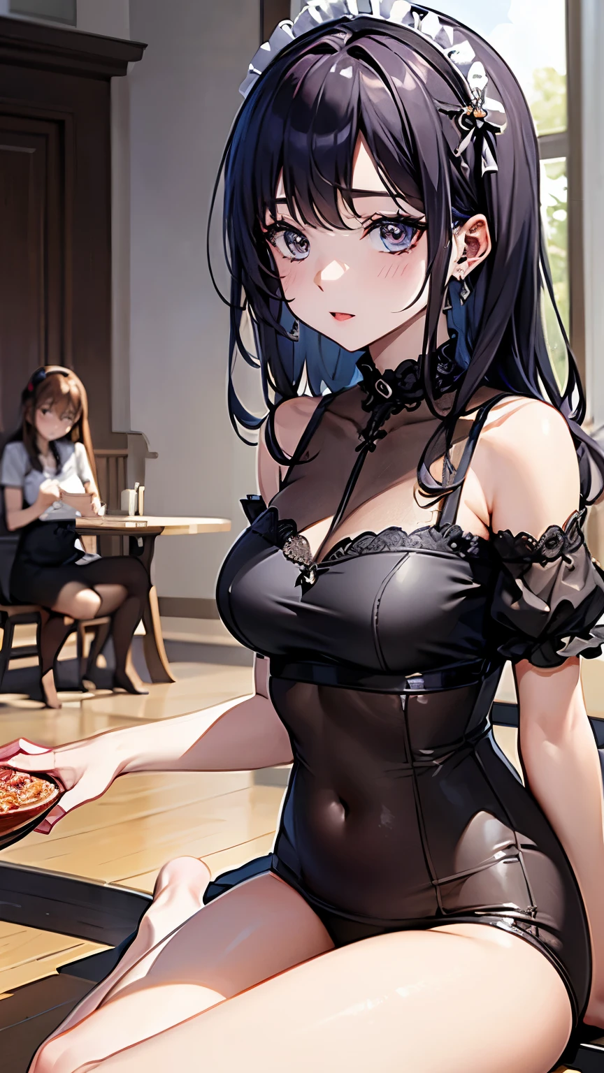 masterpiece, best quality, 4 girls,Girls, plum_Pie's Eyes, brown, Choppy Bob,Jealous _face, growing skin, medium boobs ,Beautiful legs:1.3, thighs, Thin Waist,[ uniform, High Leg Raise, ties,(( pencil skirt)), Red High Heels, pantyhose, , way___bloom_cherry blossoms_Flowering_tree々,, staring at the audience ,from below,whole body, leg up sex,