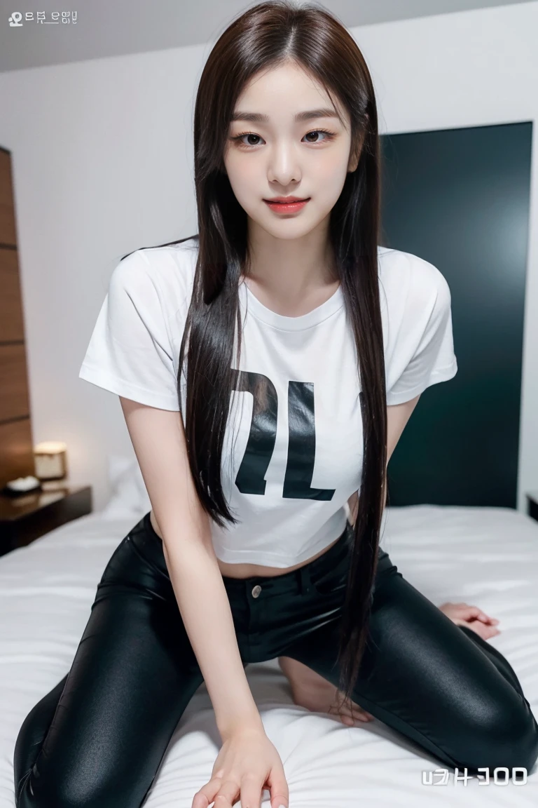 there is a woman sitting on a bed with a pillow, with long hair, bbwchan, malay girl, with straight black hair, asian girl with long hair, with long black hair, with long dark hair, 19-year-old girl, cruel malay goth girl, full body xianxia, 2 4 year old female model, gorgeous young malay woman