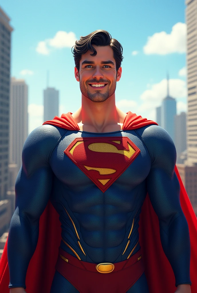 Superman saying good morning