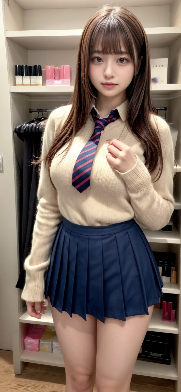 Japanese maid, Mature Woman, ((A little chubby, Round face, About 40)), Wavy black hair with no bangs, Long Hair, Twin ponytail, Flashy makeup, Fuller lips, Sexy Gaze, uniform, ((dressing)), looking at the camera, Low angle shooting, Cute duck mouth,((Extremely precise and accurate anatomy)),  (masterpiece:1.43), Perfect Proportions, Realistic photos, Full Shot, whole body, (height: 148cm), High heels Has two legs,Has two arms、Has two legs, You need two arms)), (((NSFW))), (((Highly realistic semen))), (((Highly realistic semenに濡れたwhole body)))