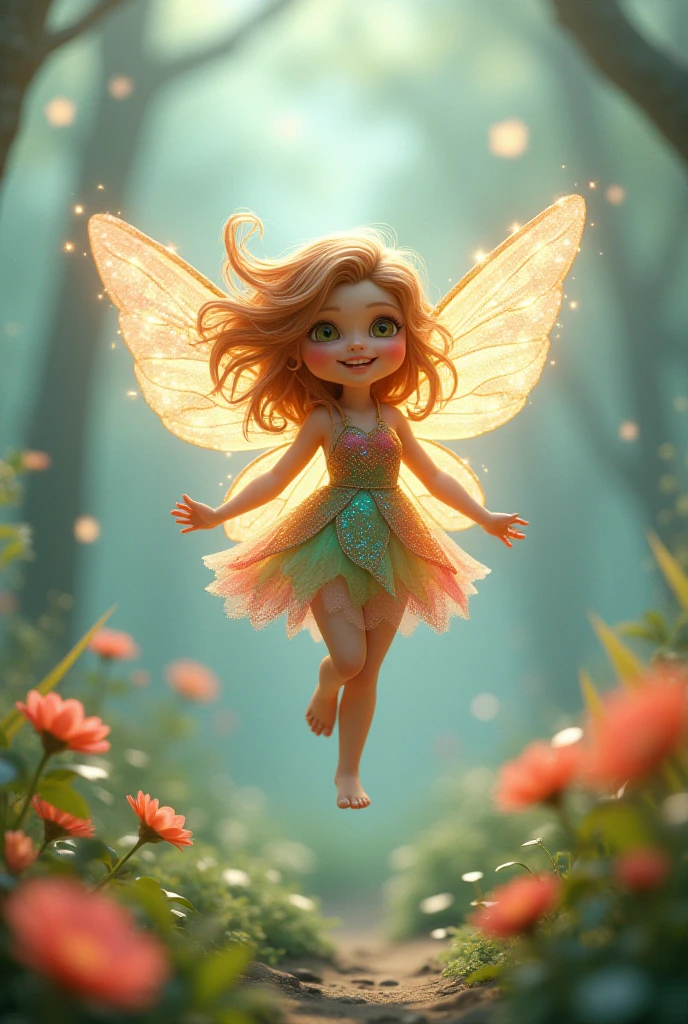 Baby Fee im Wald Disney 