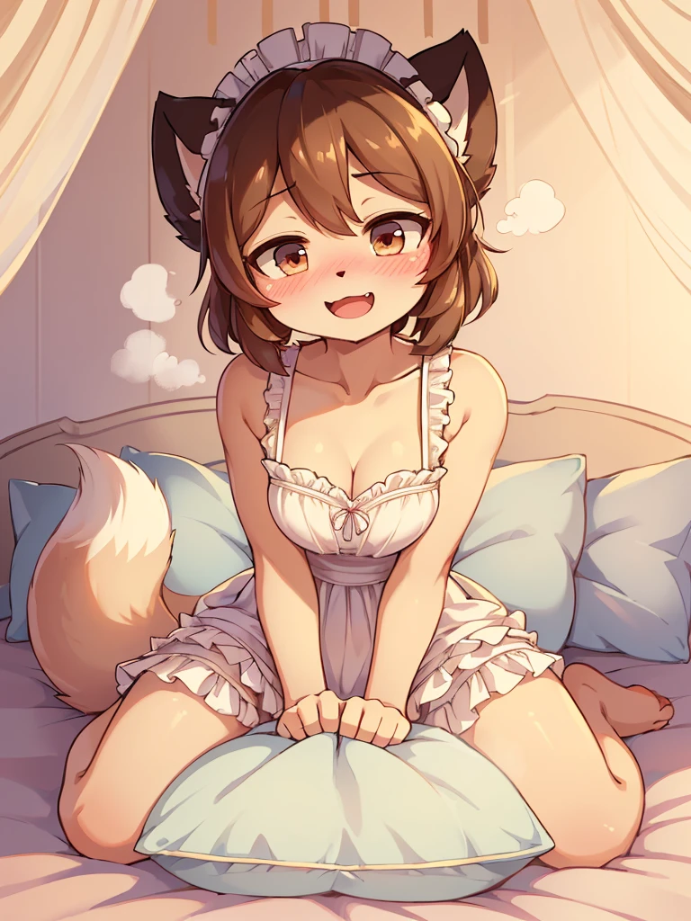 （masterpiece，best quality），mine, The Beast, , (Light and shadow suitable for any Pillow background））, A cute girl wearing a tank top poses on a pillow.,，Cheerleading，nature,, (blush),a smile，Pillow,（Lots of Pillow），Soft cushion，（canopy bed），（Pillow），Lots of Pillow，（Friction in the crotch），（（Pillow Hump）），（A tail），（Around the protagonist），steam，（Pillow），（Luxury Pillow），（Palace Pillow Pattern Pillow），（palace），（Palace bedroom），（Gorgeous Pattern Pillow），Soft Pillow，，（Classical European style bedroom ），（excited，shy person，Lack of expressiveness，），pillow hump,，(Deluxe Rococo Canopy King Bed),Luxurious curtains with ornate ruffles and ribbons hang around the large bed.,((((The bed is piled with many Pillows)))),Quilt details,Detailed bed linen,Ruffled Bed Skirt,Deep Bed,Background with depth,((Pillow in detail)), ((((A Lot of Pillow))))，,，Detailed Soft Pillow,,((女孩正躺在许多Soft Pillow上,There are many Pillows around))，、、In a large canopy bed、Soft sheets and quilts、Colorful soft Pillow、Lots of Pillow、Soft toned bed、Ruffled curtains around the bed.。Delicate face，（Gorgeous pattern pillow），Soft pillows，，（Classical European style bedroom ），（Excited face，Opened his mouth，Shy，），,MASTURBATING WITH PILLOW,，，Camel toe，Snow Leopard Girl,,Long hair,Gray and white leopard ears，Gray and white leopard tail,Black leopard print,Off-white leopard fur,White shirt,,Dark blue mini skirt，Facial pattern，，Sweaty，Leopard print fur，Leopard print skin，，No socks,