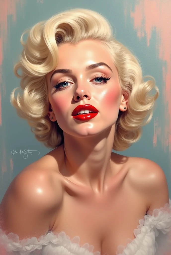 Marilyn Monroe,Watercolor,Art,