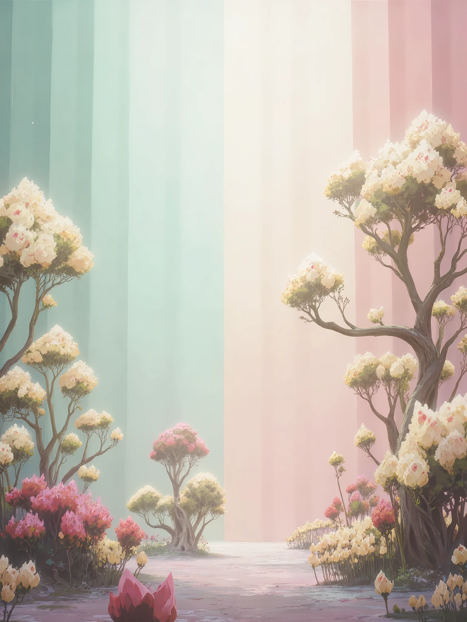 I think it would be nice to design your own design or apply these effects in a design tool .A faint rainbow, A soft and luxurious background image that feels like a spring day.Comfortable and clear images.
Subtle mauve ,green,Mint ,Because each pastel color, such as pink, gives a soft and calm feeling, You can add luxury to the background. .
You can use a gradient effect so that each color can be connected smoothly . Light comes in softly . The picture quality is very good.Great image quality