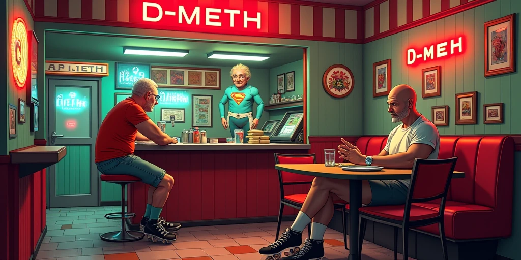 Create a vintage poster style art, old movie posters, for the horror story, The Man at the Bus Stop, by the author Thiago Lopes, which tells the story of a bald and bitter bar owner who meets a naked old man at night and discovers that this man is waiting for the bus that will take him to hell.