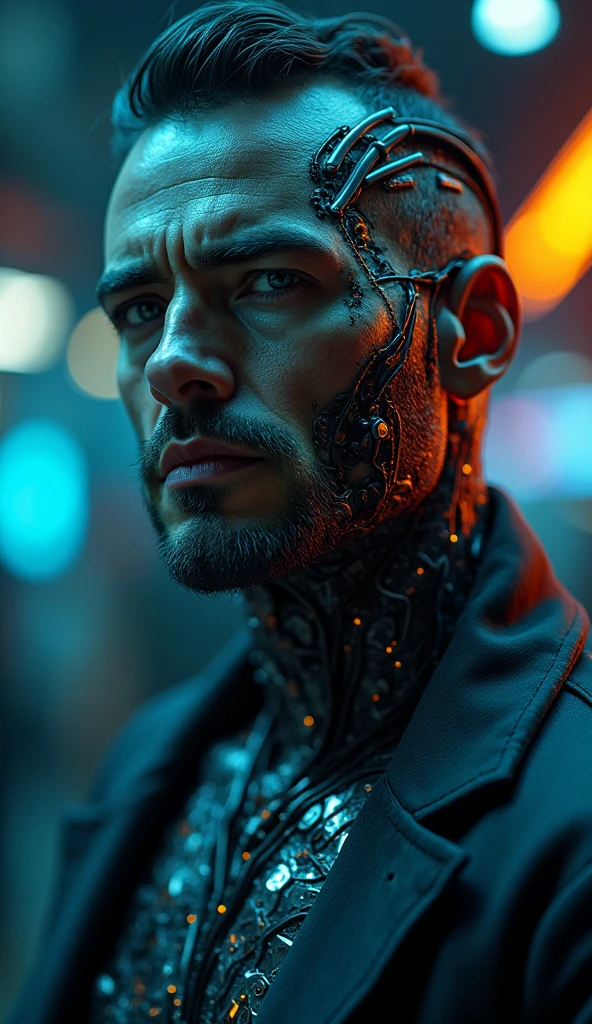 (((masterpiece, best quality, highly detailed))), Beeple, giant head elon musk in the ground, dystopian art, cyberpunk art, neo-figurative, ((unreal engine 5 render)), wires cables, raining, cracked head, <lora:Beeple-10:1>