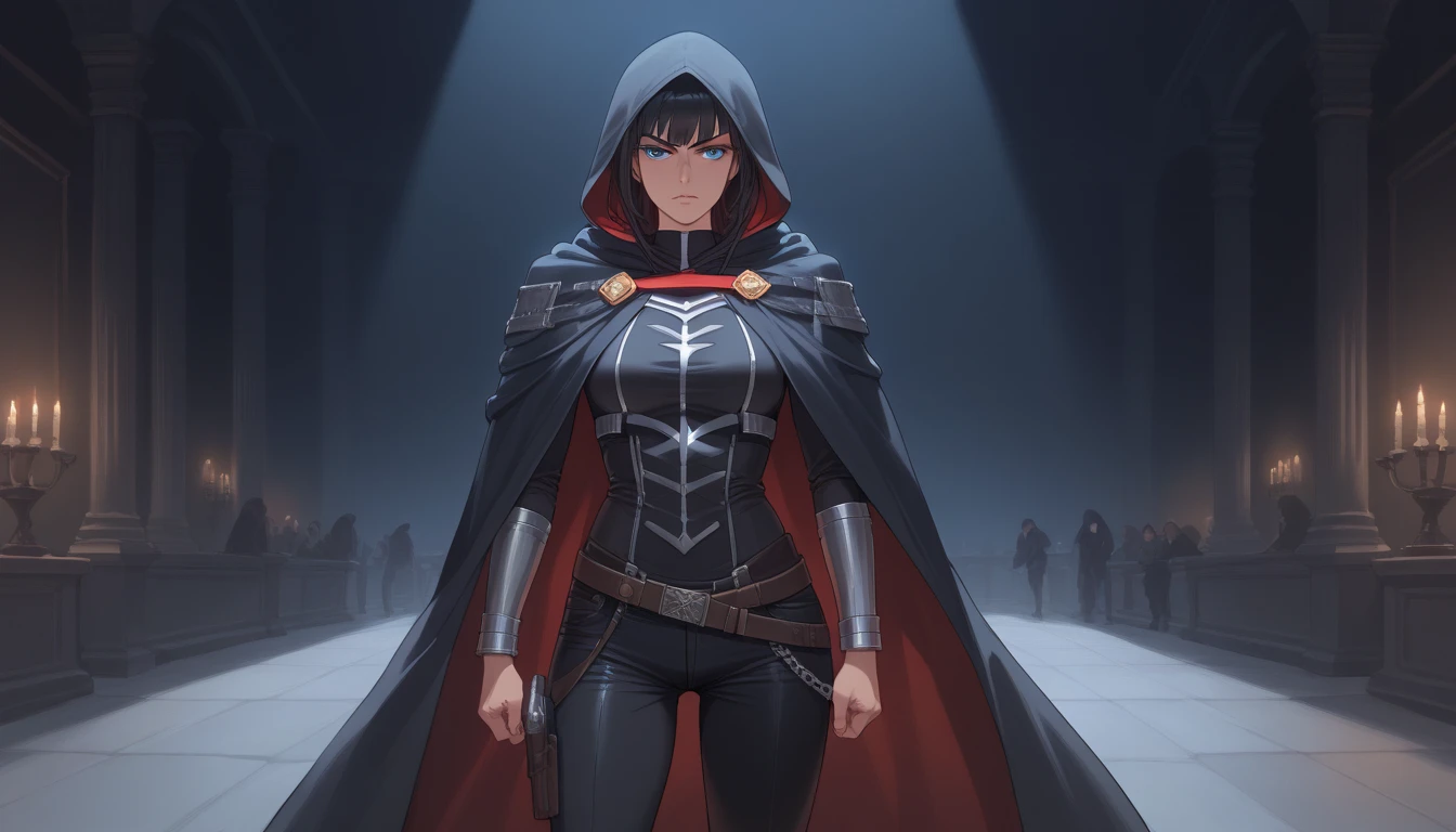 a shadow assassin,dark dungeon,