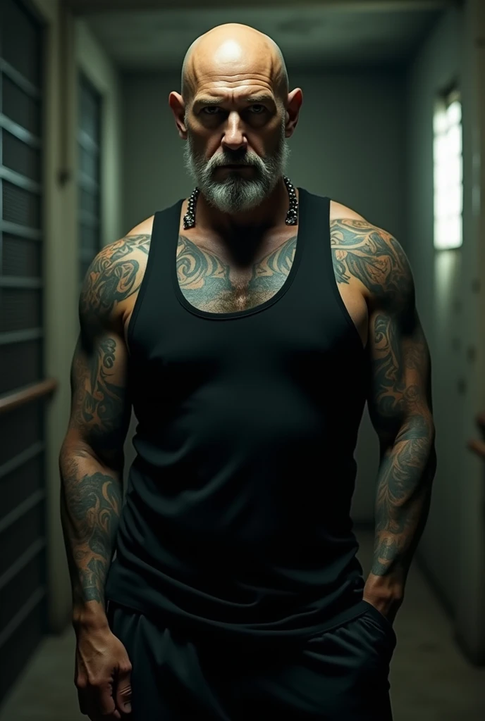 Skinny and strong 30-year-old (white hair)German malePolice, Thin and strong with a prisoner, prison, da Rk, weapons, ambiguous, teasing, hugging!GQ cover award-winning works! Iron chain straps, handcuffs and shackles! , muscle, chest hair, handsome,chest muscles!chest hair!Wear leather pants!