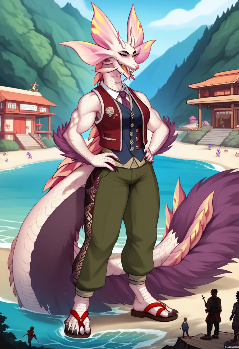 Highest quality、ドラゴンボーンmale性、Skimpy、Pink eyes without highlights、Lizard head、Shota、maleの子、male、Sweat、Embarrassing、Gay、Royal Hotel、cute、Knee-high socks、Frilled Chalk、Obscene language、Showing tongue、Magazine cover style illustration、bow tie、Get inspiration、a worn-out robe、Gold thong panties、Transparent fabric、Pee、White mucus drips from above、Blushing cheeks and opening your mouth wide、Rear View、Super close-up of the buttocks、Full body view、Male pregnancy、Rosary