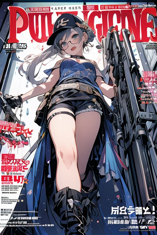 masterpiece、highest quality、Ultra-high resolution、Maximum resolution、Very detailed、Professional Lighting、anime、Adult female、thin、so beautiful、、China dress、Has a handgun、Hold a handgun with both hands、Yellow Eyes、Blue Hair、Long Wavy Hair、Earrings、Fingerless gloves、Tactical Boots、Equipped with transparent orange shooting glasses、Equipped with a chest rig、Standing alone on the battlefield、Get down on one knee、Shoot a bullet at the target、Dual pistols、Blood sticks