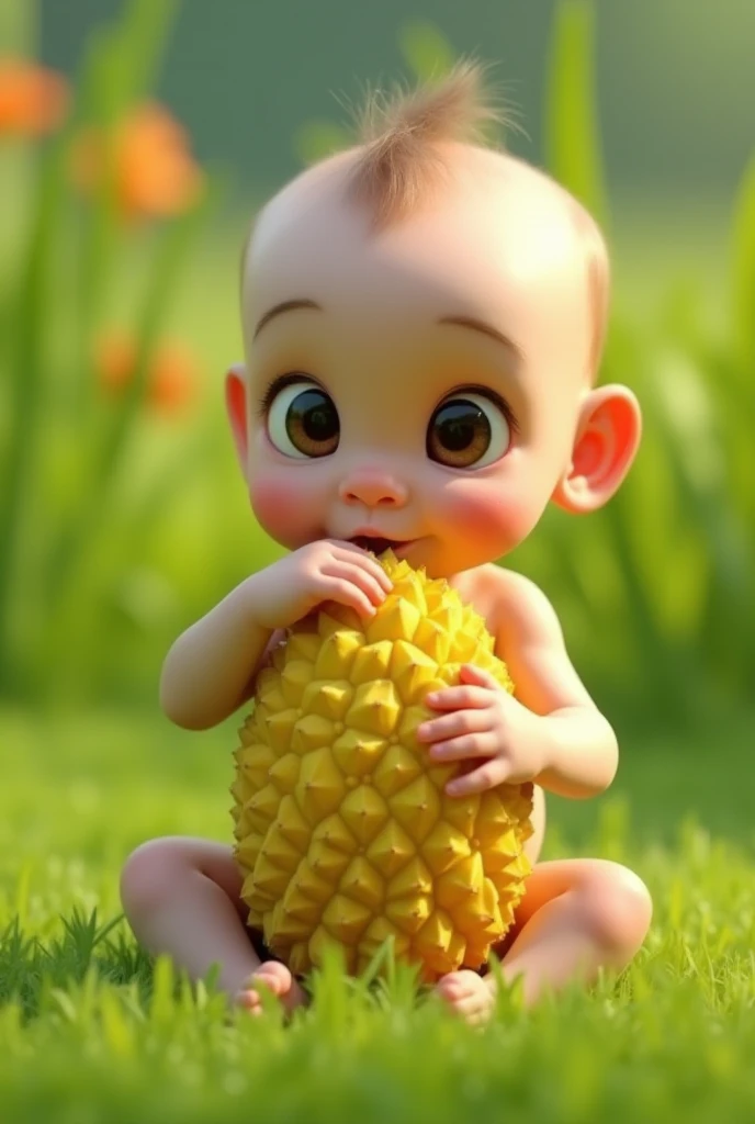 cute Mango baby, octane render, unreal engine, highly detailed, intricate