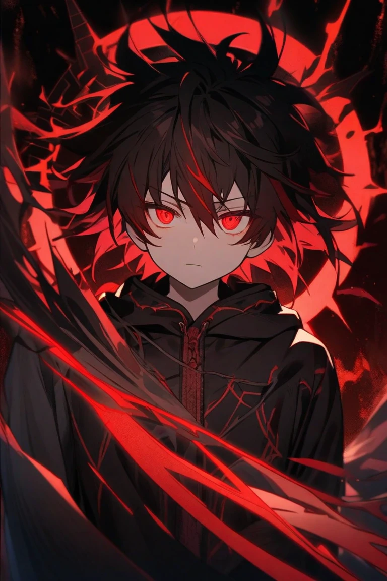anime, Bright red devil with piercing eyes and a black background, Red eyes glow, bright red eyes, Glowing red eyes, with bright red eyes, with Glowing red eyes, 邪悪なRed auraを放つ, Darkness Aura Red Light, Red eyes of fire, Red aura, intense watery bright red eyes, Mobile phone wallpaper, badass anime 8 k, bright red, Completely red eyes