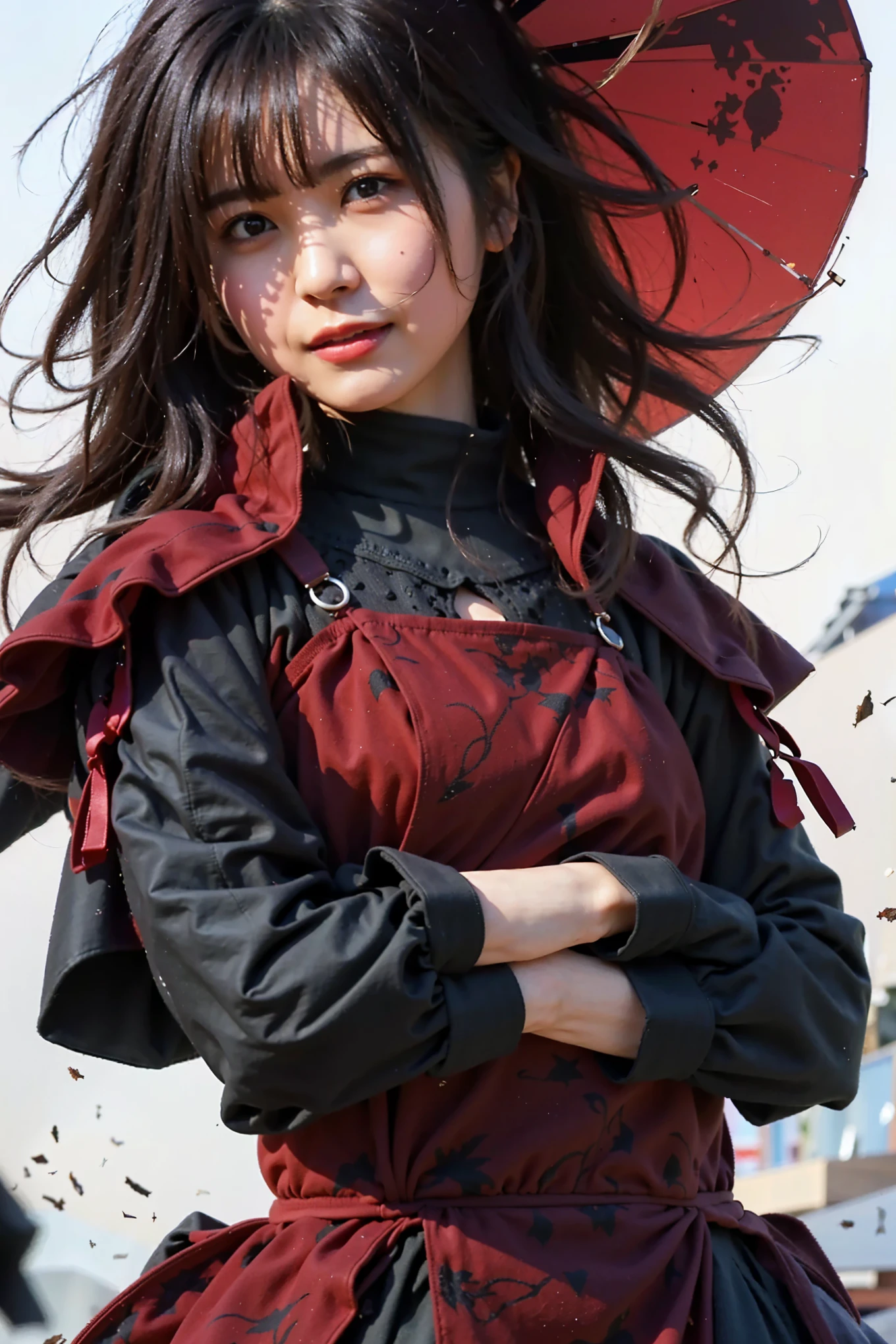 (Completely live action:1.37), (Amazingly realistic textures:1.37), (masterpiece, best quality:1.2), (8k uhd, 16k, 32k, ultra high res), amazingly realistic skin, amazingly realistic photo, superrealism, (photorealistic:1.37), (RAW photo), ultimately realistic, (ultimately realistic all details), (ultimately realistic all textures), super realistic lighting, super realistic shadow, (japanese girl:1.5), ((young face)), smiling, happy, super realistic face, ultimately realistic skin, ultimately realistic eyes, (mascara:1.35)ultimately realistic background, ultimately realistic detail up, kkw-ph1, GotouMaki, (Canon EOS R6, 85mm, 1/200s, f/5.6, ISO 1600), (tattoo), (mechanical armor:1.37), (sel-frame glasses), (blue eyes:1.2), (silver hair:1.3), 