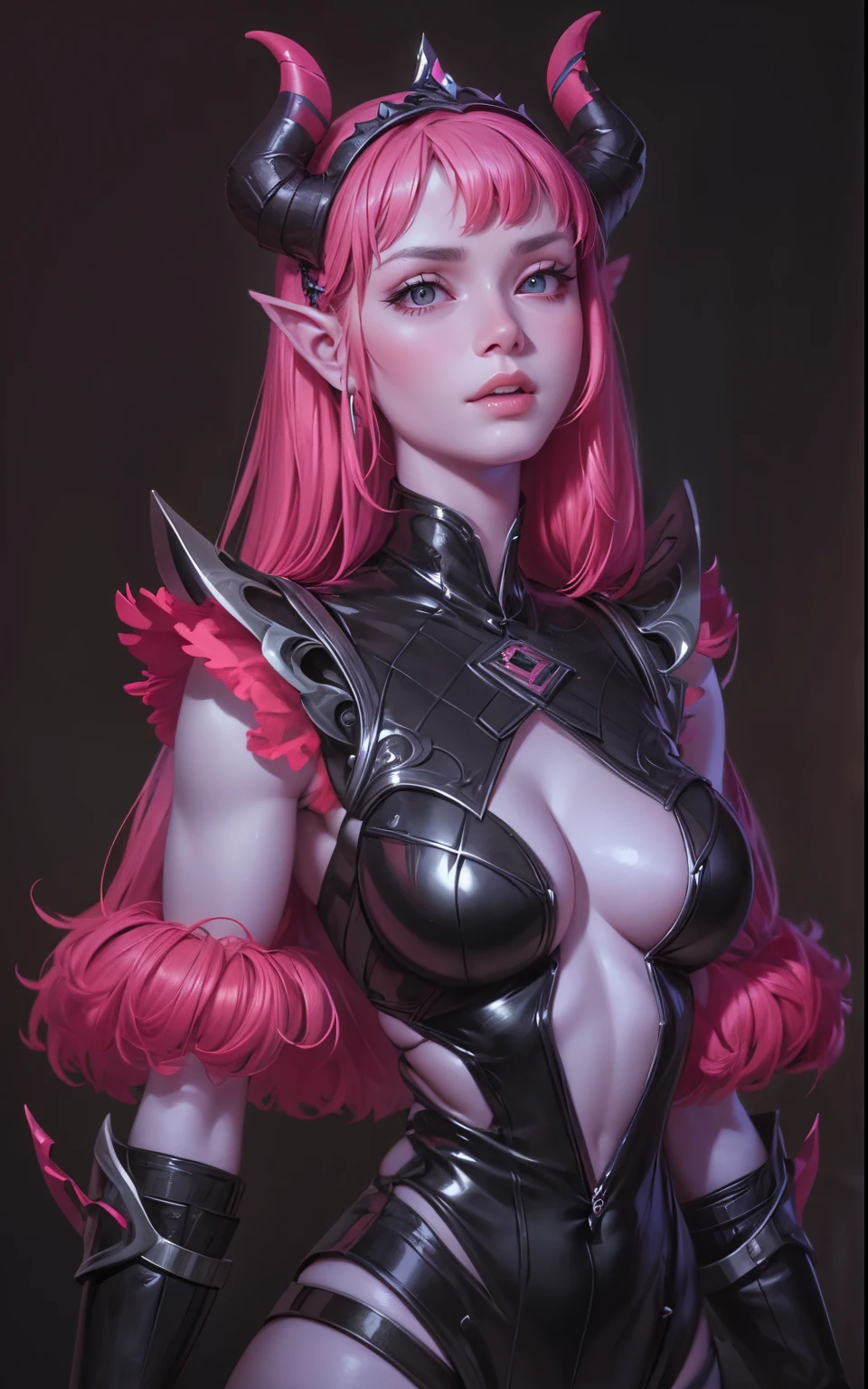 ((masterpiece,best quality)), absurdres,
Selena_ML,
solo, smiling, smug, blushing, looking at viewer, cowboy shot, mini skirt, school girl uniform outpit, shirt, collared shirt
cinematic composition, dynamic pose,
(Realistic painting style:0.9), masterpiece, best quality, absurdres, looking at viewer, no pupils, detailed eyes, alternate costume, 1girl,