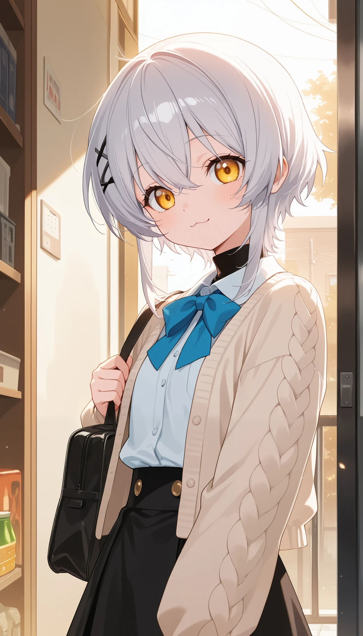masterpiece, best quality, great quality, 1 girl, on de, :3, viewers, anime screenshot