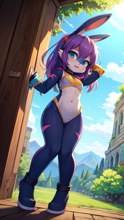 1girl, looking back, booty, blush, amazing, lovely girl, from behind, ((shantae, dark-skin, Cyan eyes, red bikini)), best quality, great artwork, sensual image, bouncing ass, (white background:1.3, shy), solo, (bend over:1.3, showing panties, looking back over the shoulder, ass close up, focus ass), eyes detail, face detail, hand detail, pony tail, purple hair