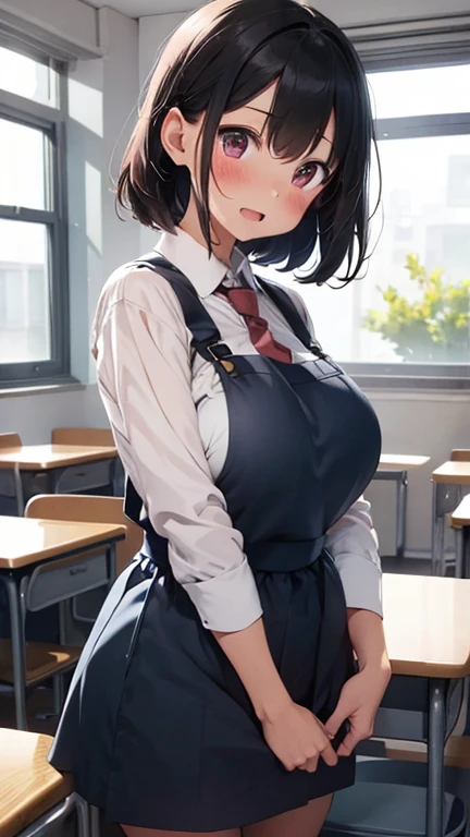 classroom,高校のclassroom,Girls in uniform,Sitting on the floor,Leg spread,Spreading legs,Looking forward,naked,Normal milk,Normal boobs,Nipples are visible,Black Hair,Short Hair,Blue Eyes,No clothes,Very embarrassed,Hold your mouth with your hand,Embarrassed face,Shy with open mouth,blush,Very embarrassed,Look Away,naked,Front viewStanding,Not looking at me,Looking away,Turn away,Thick thighs,Angle from below,Watch her from below