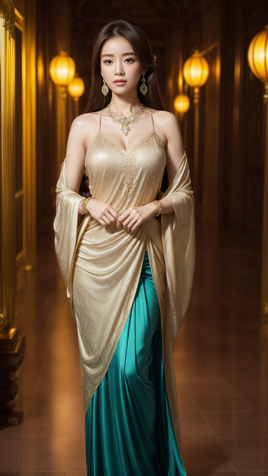 Beautiful woman in intricate Retro 30s Outfit