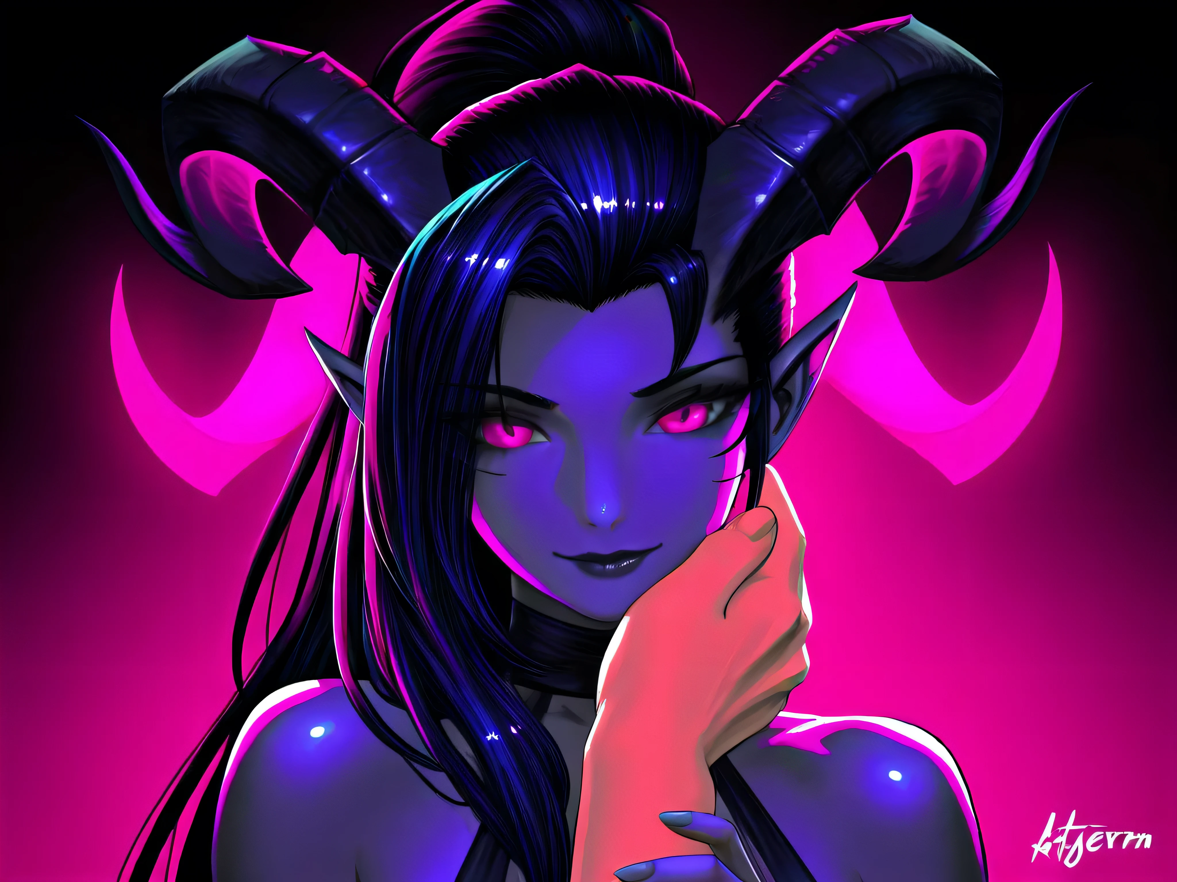 (((Detalhes intrincados))), (((melhor qualidade))), (((qualidade extrema de detalhes))), (((composição complexa))); CD cover for 'JazzPunks' inspired by Tara McPherson's painting style; Feature a character blending human and demonic elements; Depict horns, a black face, and a heart-shaped void; Incorporate Tara McPherson's surreal and emotive touches; Use a color palette that evokes a dreamlike atmosphere; Stylize the band name 'JazzPunks' with artistic lettering; Convey a sense of dark fantasy and musical fusion; Ensure a captivating and enigmatic composition; Craft a CD cover that marries the JazzPunks' identity with Tara McPherson's surreal and evocative artistry