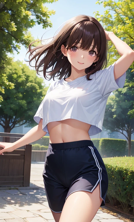 (masterpiece, Best quality:1.2), 1 girl, One , sexual , (tennis skirts) , (cowboy shot) , black hair , (white sports bra) , (Sub) , (Tennis coat) , (lock of hair) , tennis pose , take a tennis racket